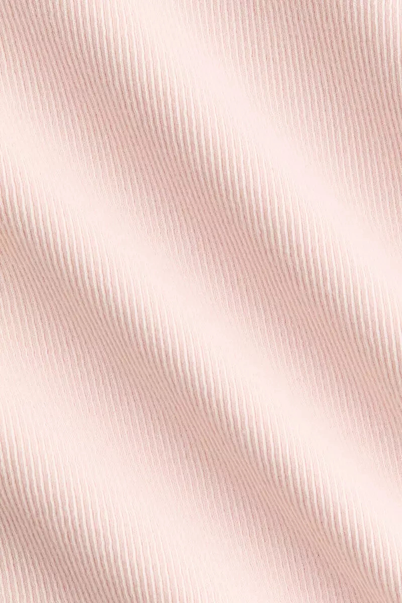 Ribbed lace-inset top