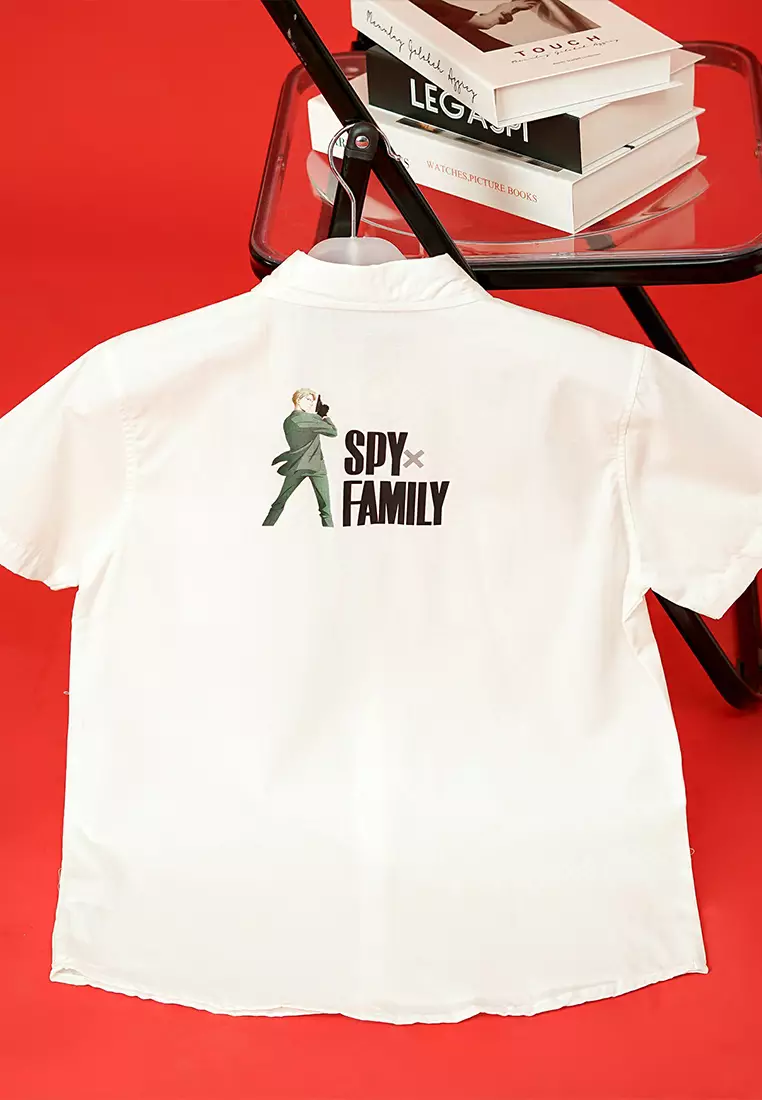 Cressida X SpyxFamily Kemeja Kids Boy White F003P1