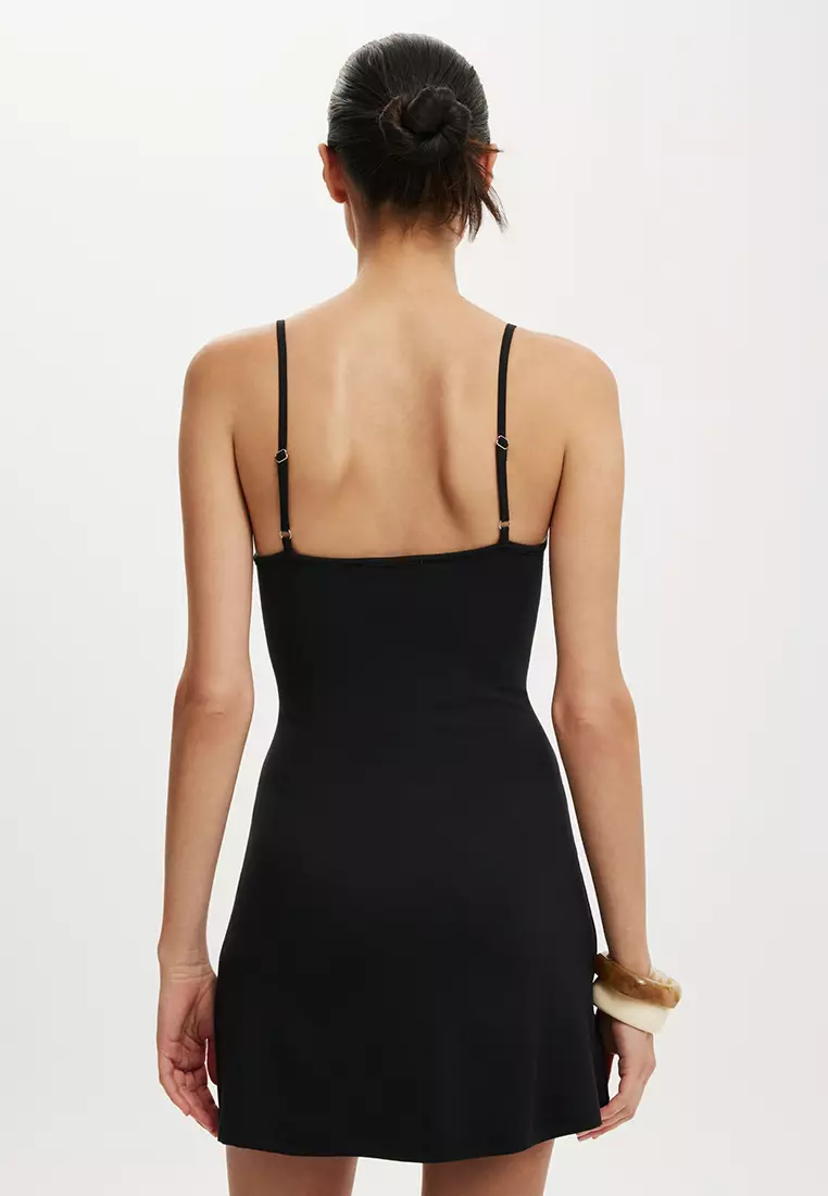 black skort dress Ready To Party Frill Skort | Black Polka Dot | Womens