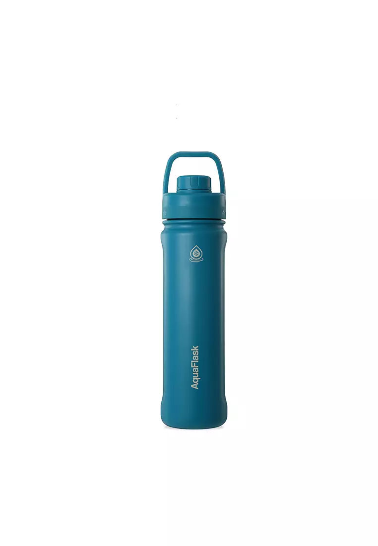 22oz Atlantic Blue New Sports Lid Bottle Wide Mouth Vacuum Insulated Stainless Steel Drinking Water Bottle