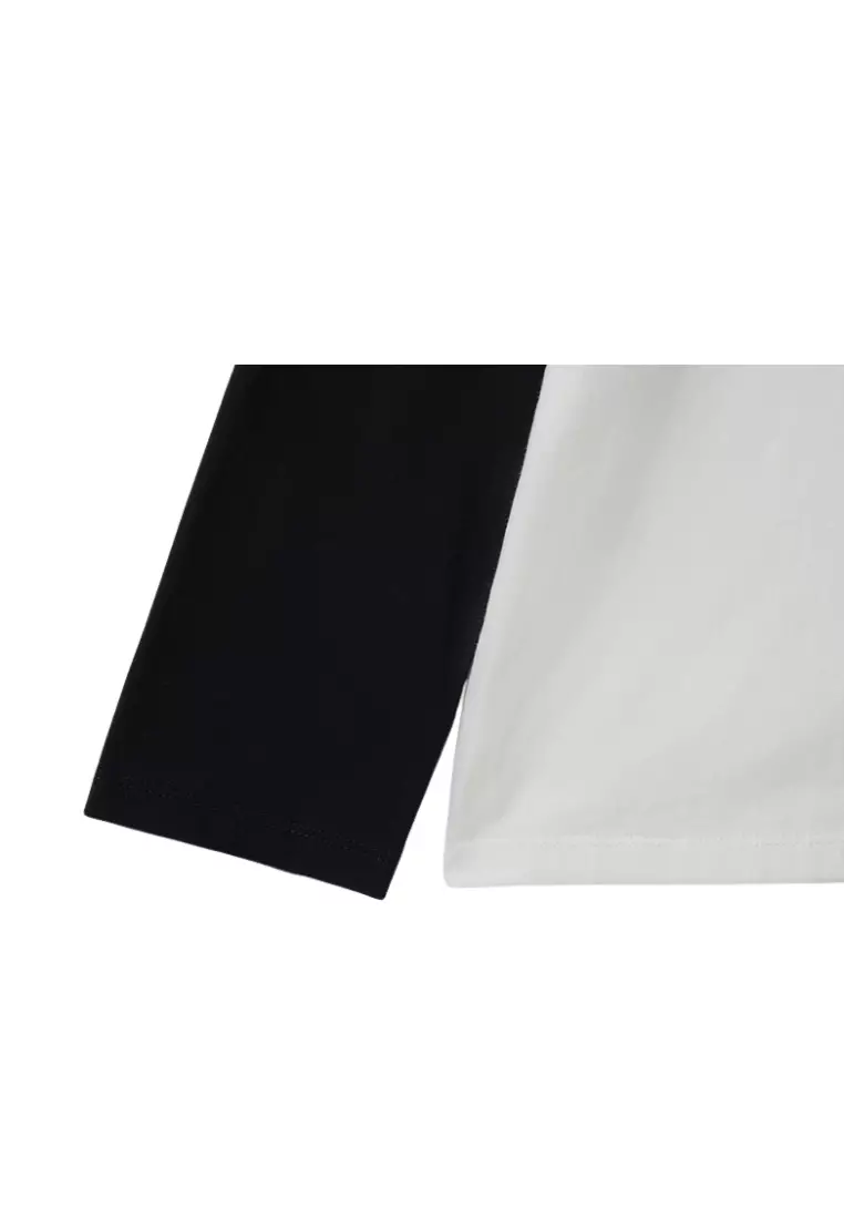 Maison De Rola Raglan T-Shirt - White Black