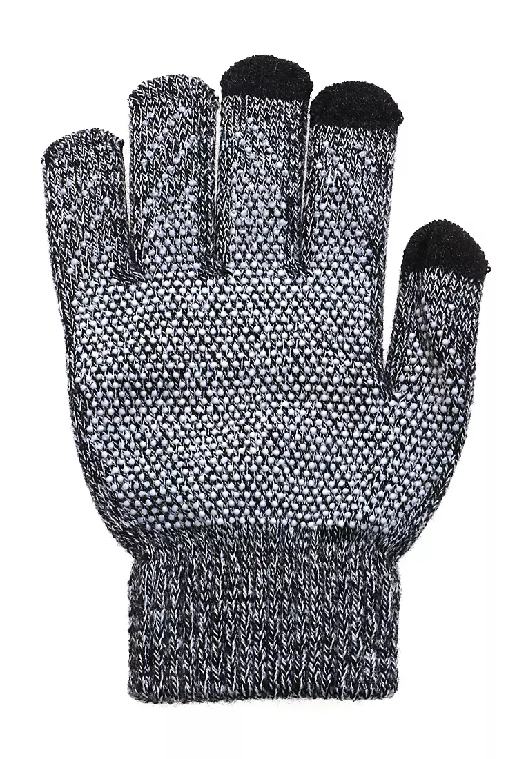 Decs Sarung Tangan Rajut Touchscreen Smartphone Tablet Anti Slip Material Cotton ORIGINAL - Gray
