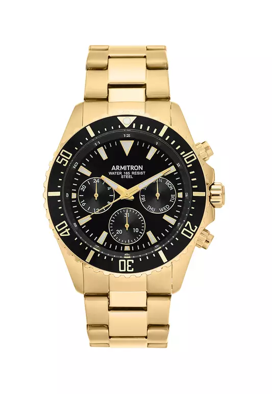 Men's Multi-Function Bracelet Watch AR-20/5351BKGP