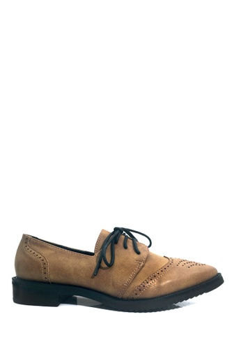 Twenty Eight Shoes brown VANSA Vintage 2 Tones Oxford Shoes VSW-F76666 87AD9SHF36667AGS_1