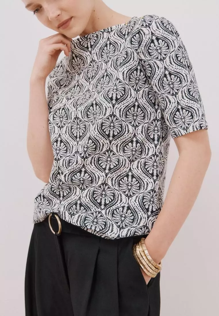 Essential boat neck T-shirt