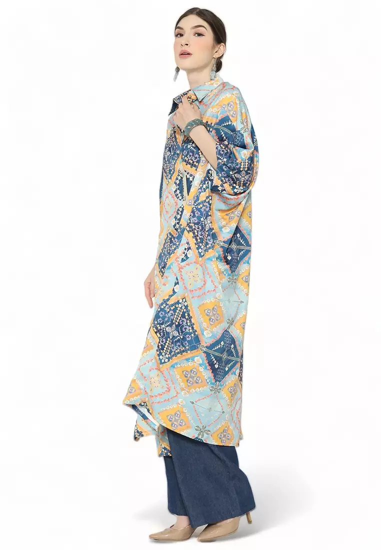 Kanzi Collared Kaftan