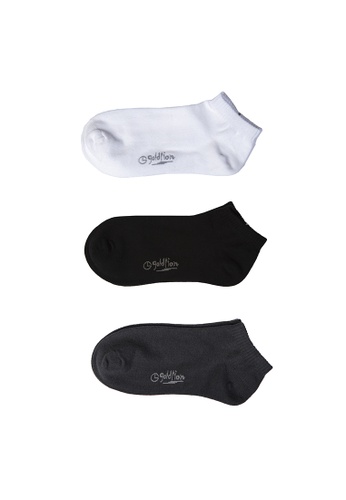Buy Goldlion Goldlion Men Cotton Spandex Sport Socks (3-piece pack ...