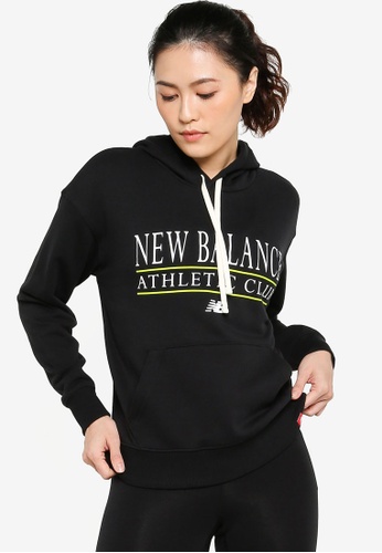 New Balance 黑色 Essentials Athletic Club Hoodie 6FC1AAA46803AEGS_1
