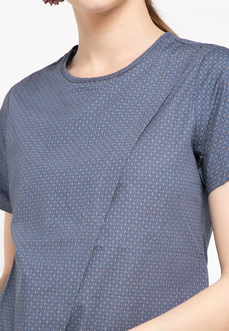 Sophistix Paskal Blouse in Dark Grey