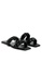London Rag black Gathered Strap Slip-On Flat in Black FB289SH3863E81GS_2