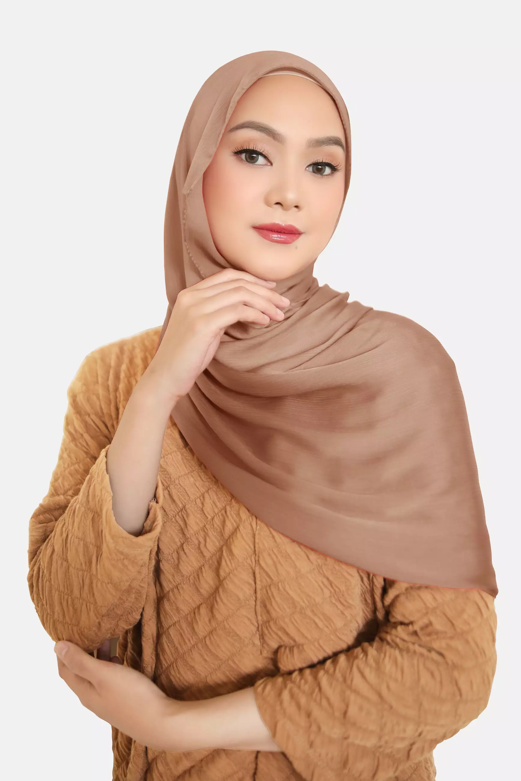 Cotton Bee - Mima Shawl | Pashmina | Hijab - Roasted Tea