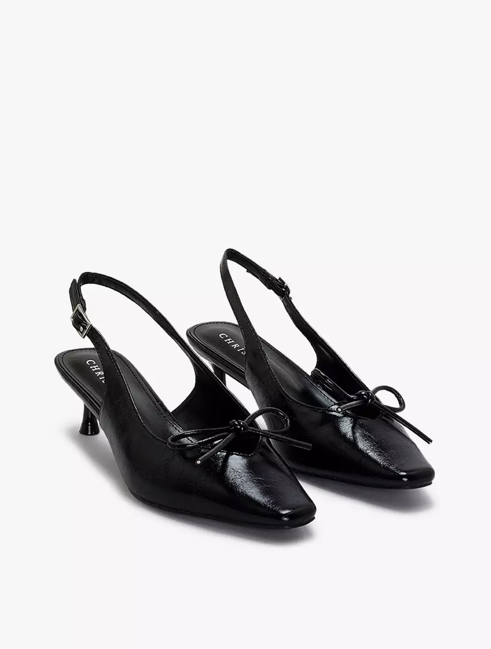 Payless Chrissie Womens Ayya Kitten Heels - Black_04