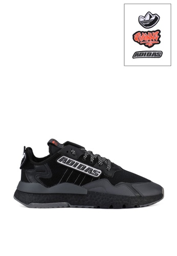 ADIDAS black nite jogger sneakers 0A60CSH61F5C41GS_1