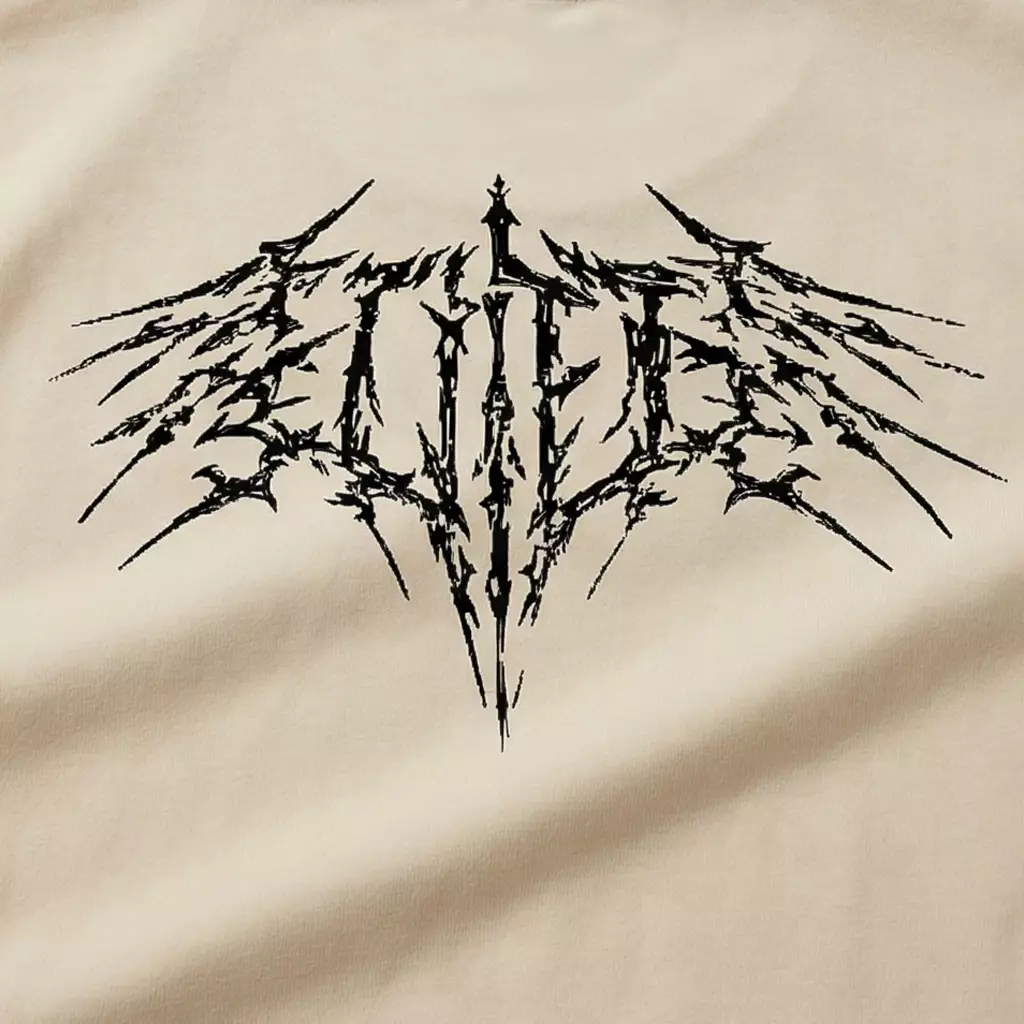 THIRDDAY Kaos Oversize Gym Kalcer Cotton Hybrid 240gsm "lift metal" cream MTZ59