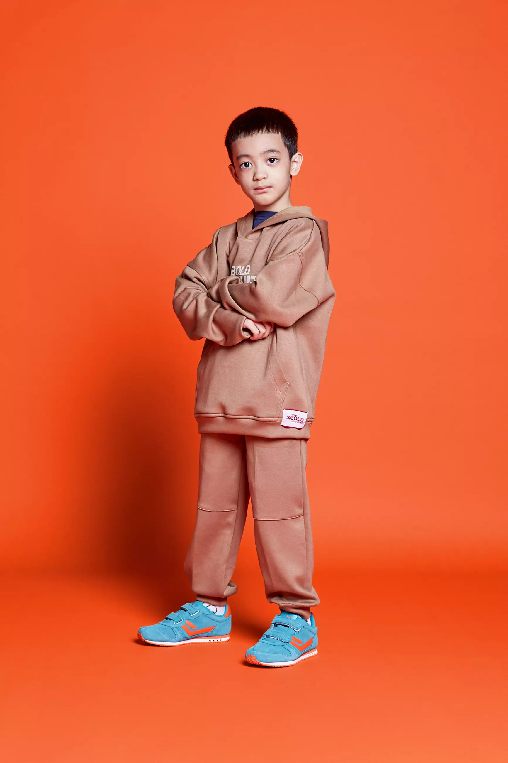 BOLD&KO Bk Limitless Loose Fit Jogger Brown/ Celana Jogger Anak Laki-Laki / Celana Perempuan