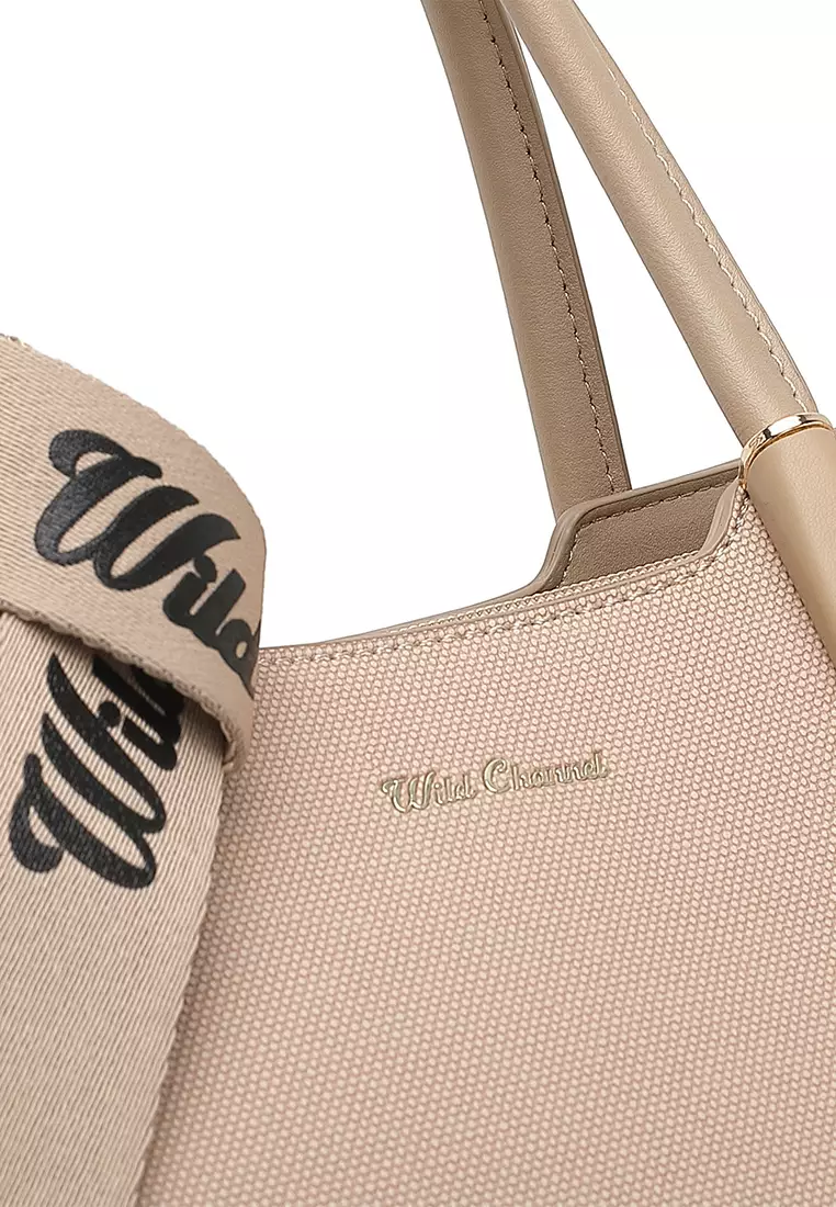 Women's Top Handle Bag / Sling Bag / Crossbody Bag / Shoulder Bag (Tas Tangan Wanita / Tas Selempang Wanita / Tas Bahu Wanita) - Cokelat