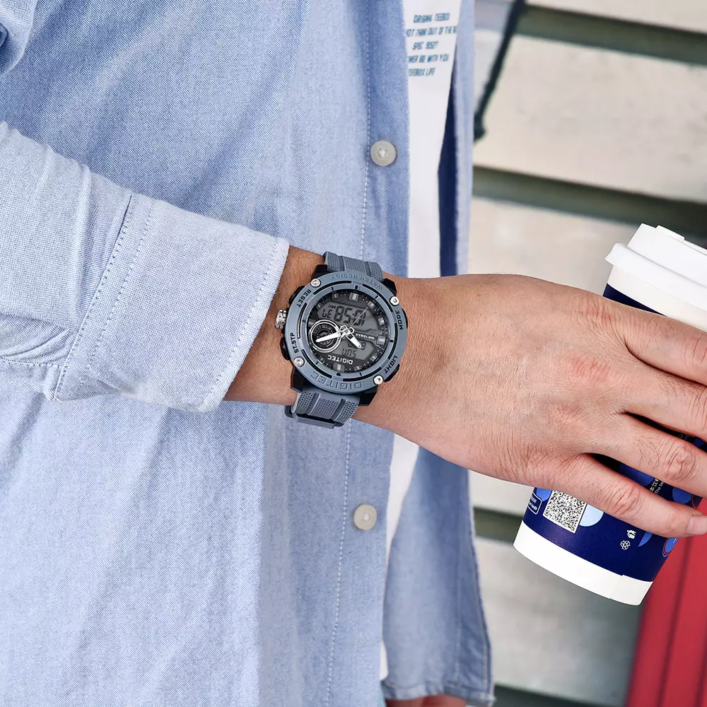 DIGITEC Jam Tangan Pria DA-2170T-GY4W Water Resist