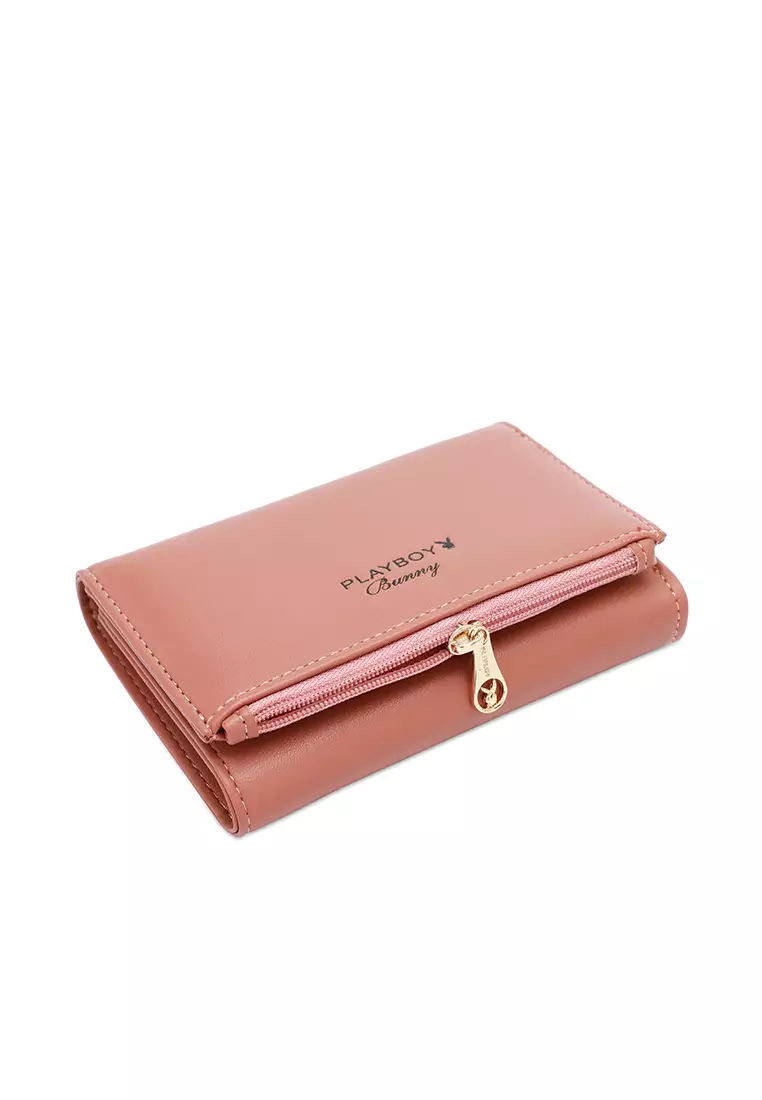 Women's Tri-Fold Wallet With Coin Compartment