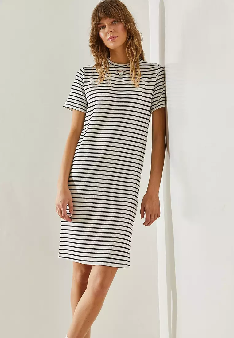 Women's Striped Seersucker Dress 60251344