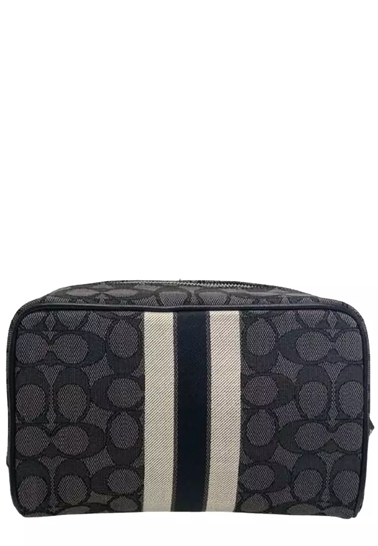 Coach Coach Dempsey Boxy Cosmetic Case Bag 20 In Signature