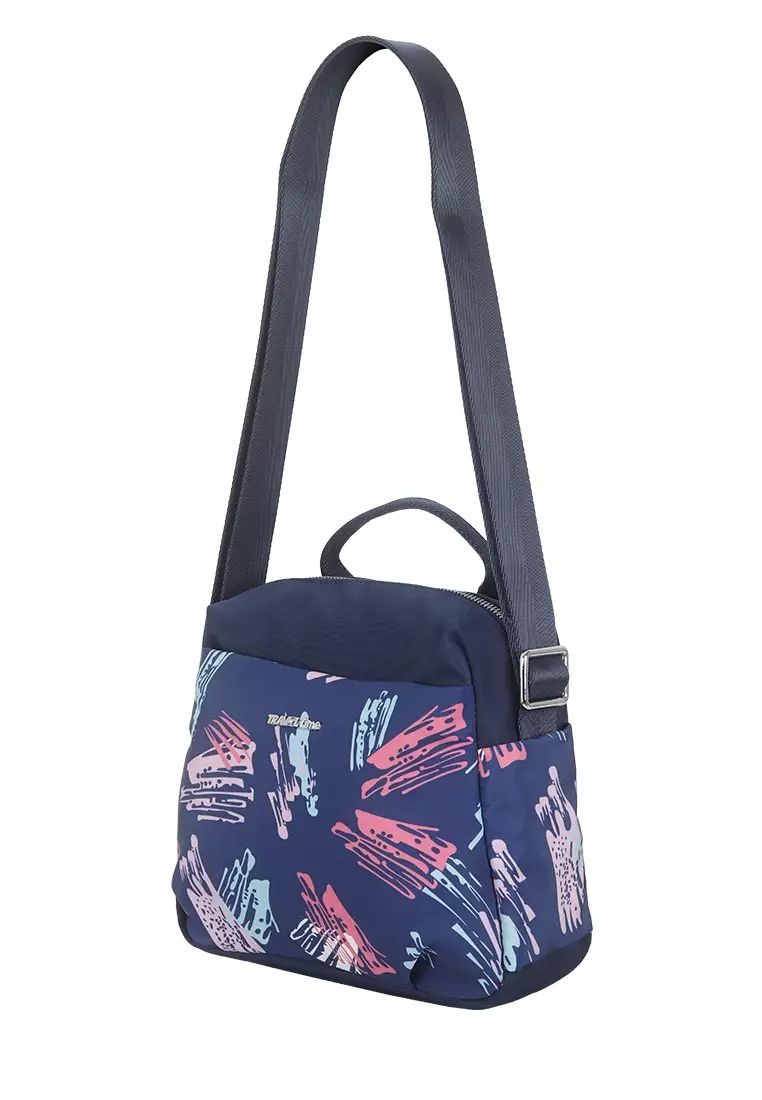 Travel Time Sholder Bag 888-711832021 Blue