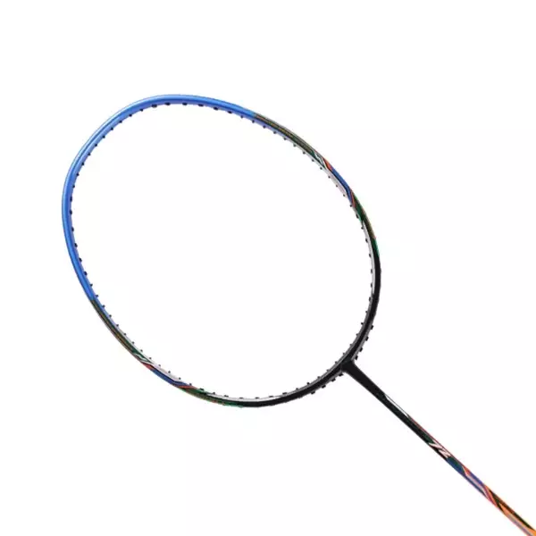 Li-Ning Badminton Racket Windstorm 72 Black/Blue/Orange - AYPR034-4 Free 2 Zipper+ String