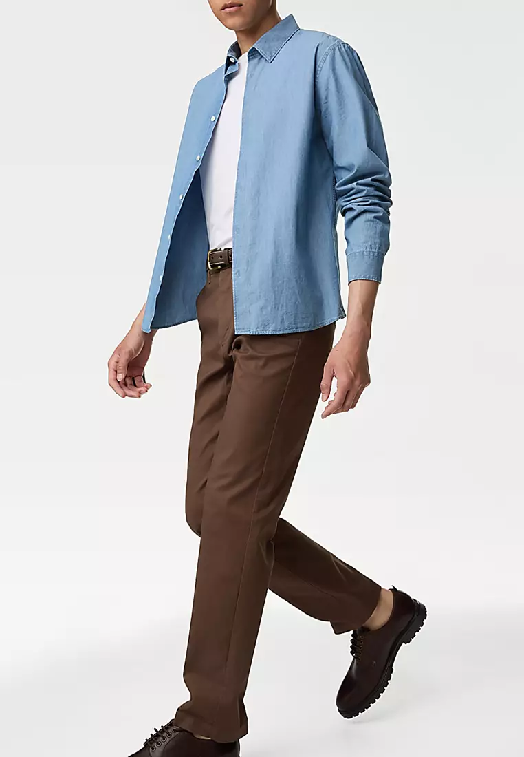 Regular Fit Heritage Twill Chinos