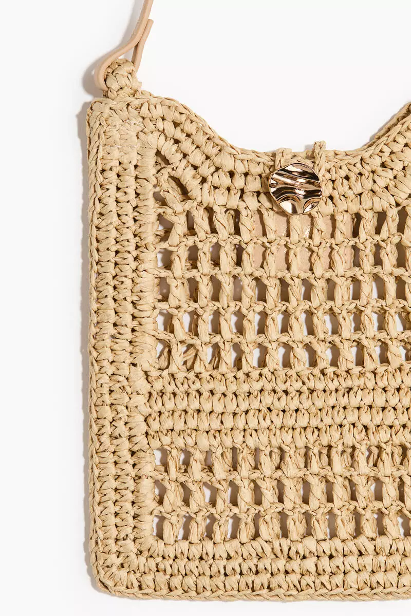Straw phone bag