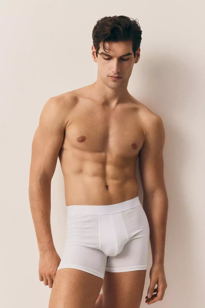 5-pack mid trunks with Lycra®