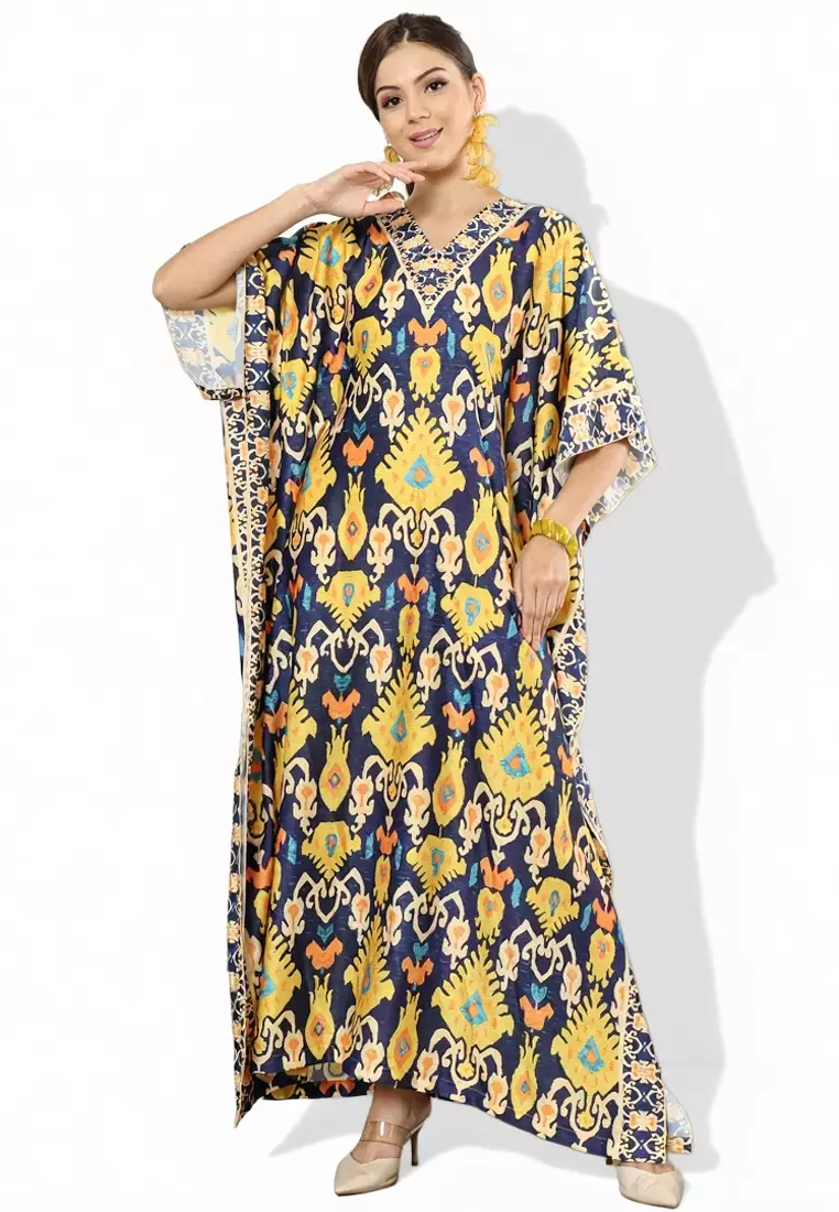 Kanzi Exclusive Short Sleeve Classic Kaftan