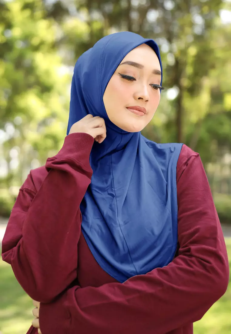Cotton Bee - Safar Sport Bergo | Hijab Instan Olahraga - Violet