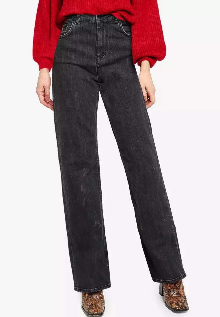Wide Leg High Waist Jeans