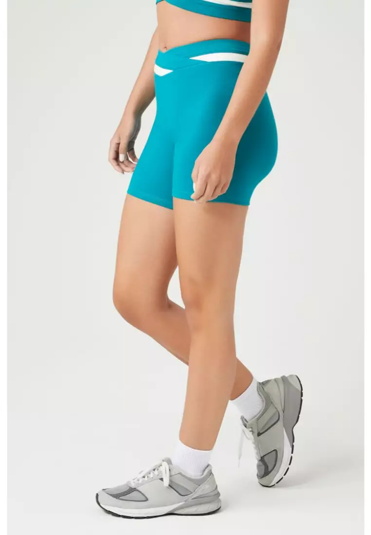 Buy FOREVER 21 Active Contrast Biker Shorts 2024 Online ZALORA
