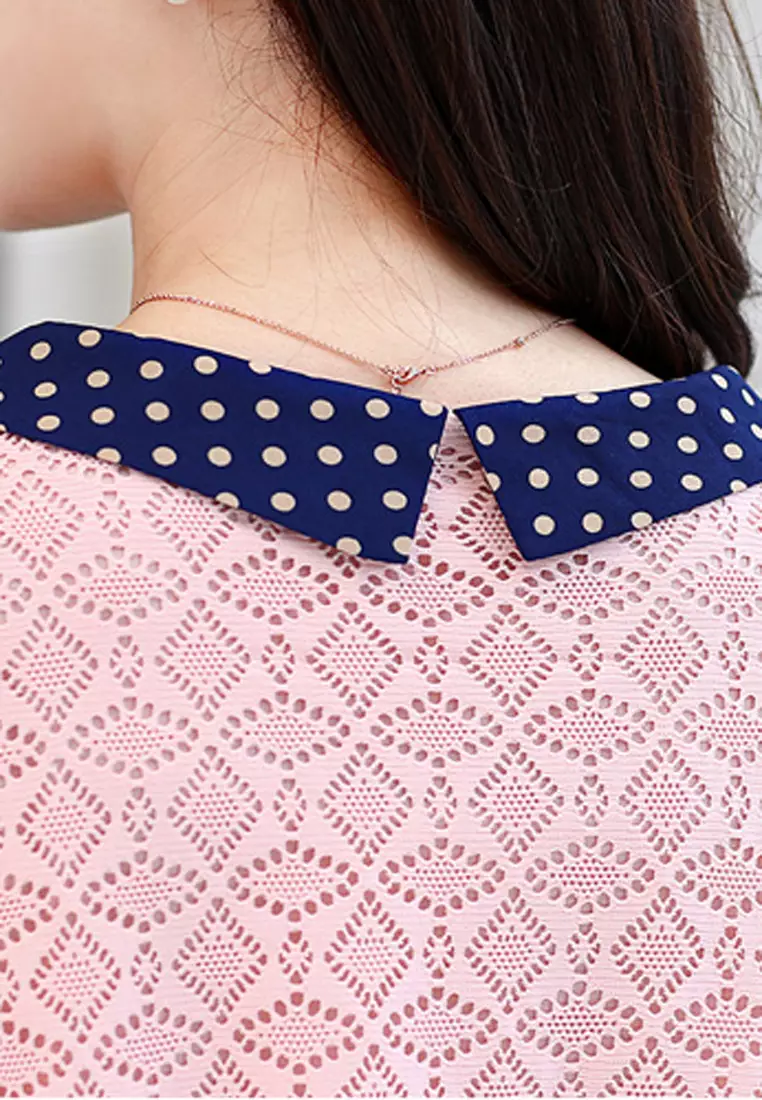 Layered Lace Long Sleeves Top