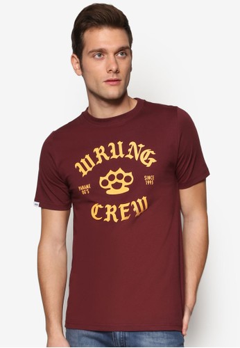OG Crew 文字設計短袖TEE, 服飾,zalora 泳衣 T恤