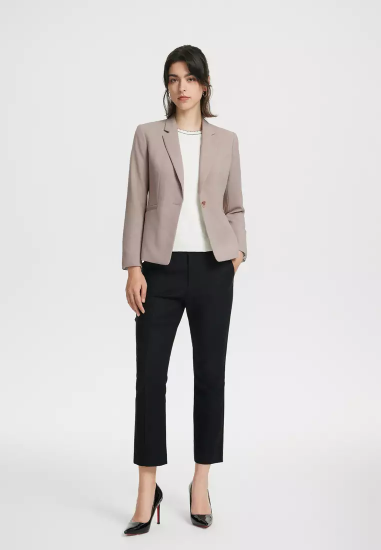 Polyester Slim Fit Suit Blazer