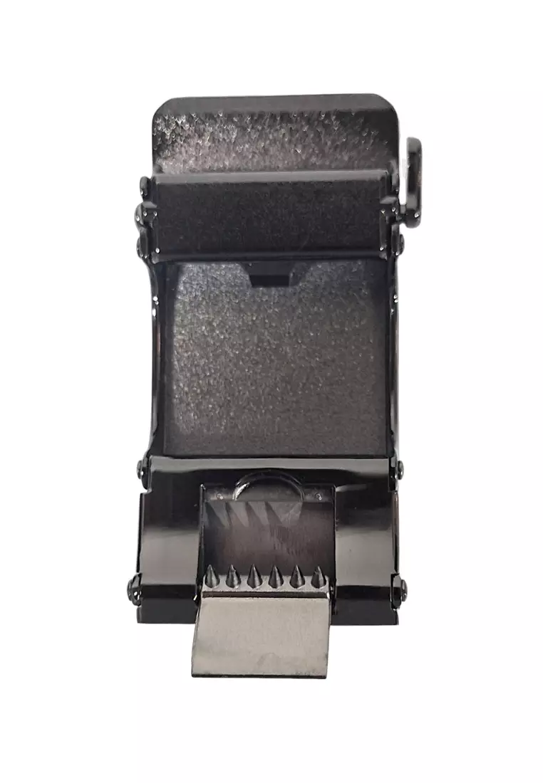 Men's Automatic Ratchet Belt Buckle 30mm Replacement clip Buckle -Oxhide ABB3B