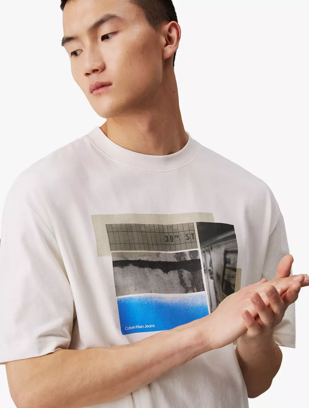 Calvin Klein Jeans - Relaxed Photo Print T-shirt - White - white