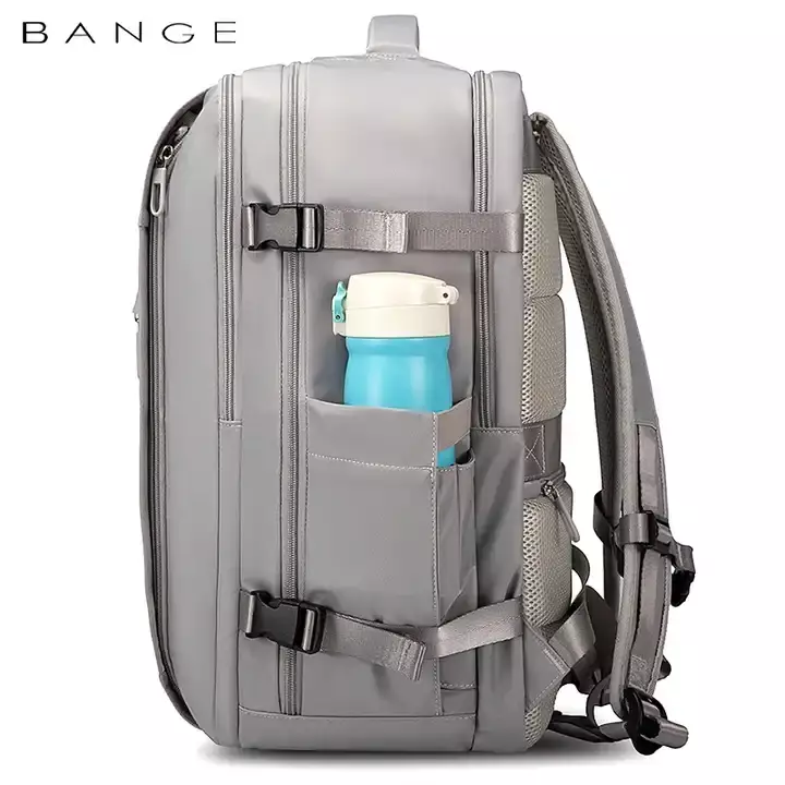 Bange BG1801 Tas Ransel Laptop Kerja Backpack Travel pria 15.6 Inch - GREY