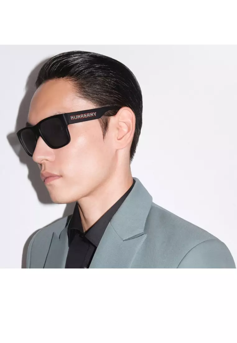 Buy BURBERRY BE4358 Knight Sunglasses with Grey lenses 2025 Online