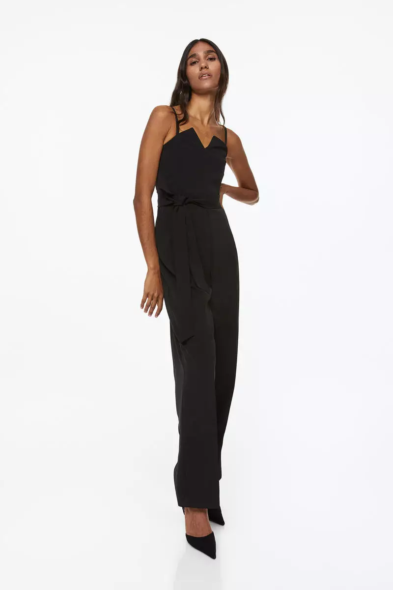 H&m jumpsuit with hotsell tie belt