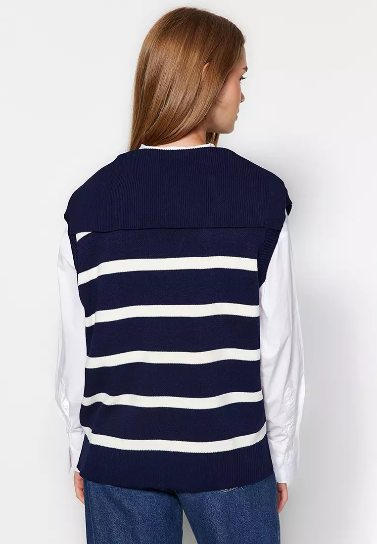 Striped Sweater Vest