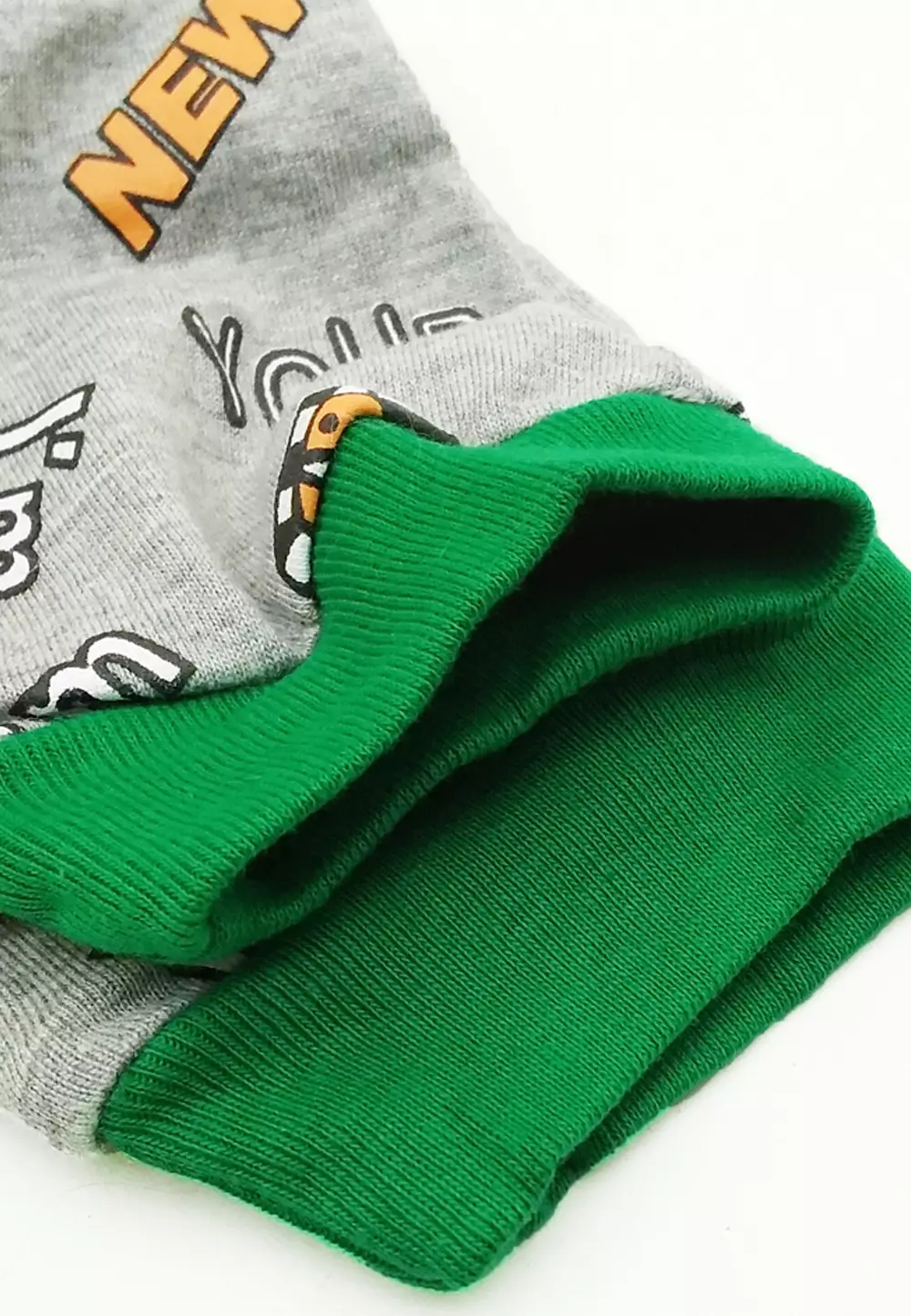 Wakakids Setelan Bayi Baju Lengan Panjang Anak Usia 12 Bulan Hingga 18 Bulan Set Piyama Baju Tidur Motif Cat Meow 3326 Hijau