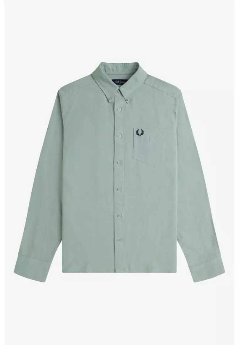 Fred Perry M5516 Oxford Shirt (Bayleaf)