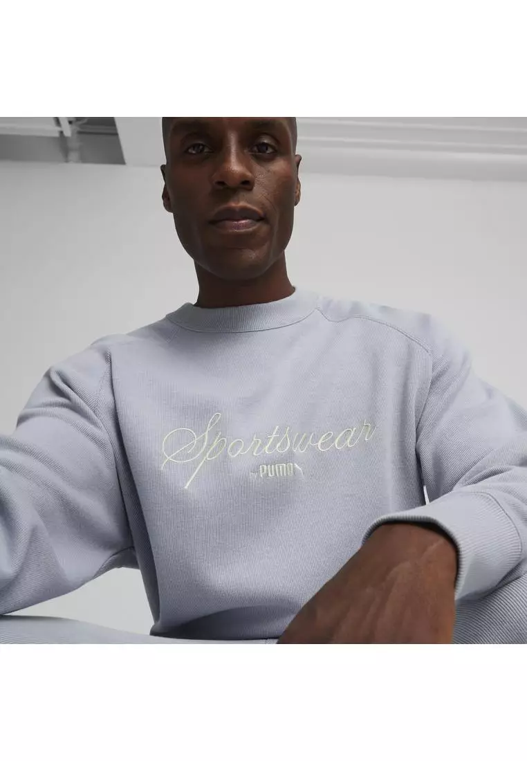 Puma grey sweatshirt hot sale