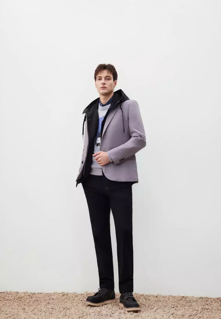 G2000 Teflon Stain-Resistant & Easy Care Smart Fit Twill Suit Blazer