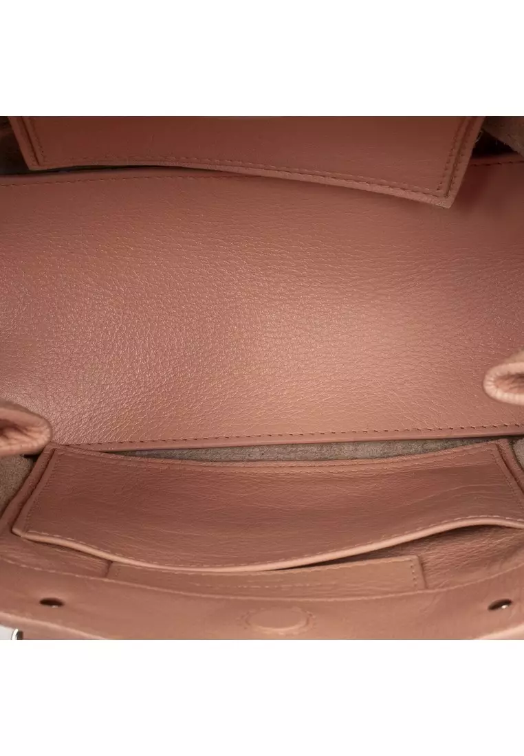 Pre-Loved Mini Papier A4 Zip Around Tote