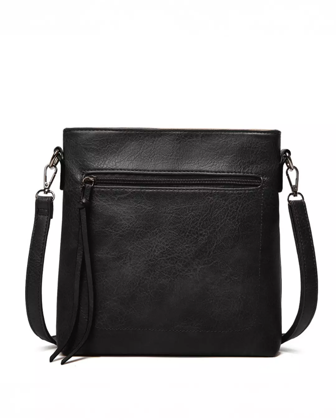 C2 Althea Black 3-in-1 Hobo Shoulder Bag - Tas Hobo 3-in-1 Wanita