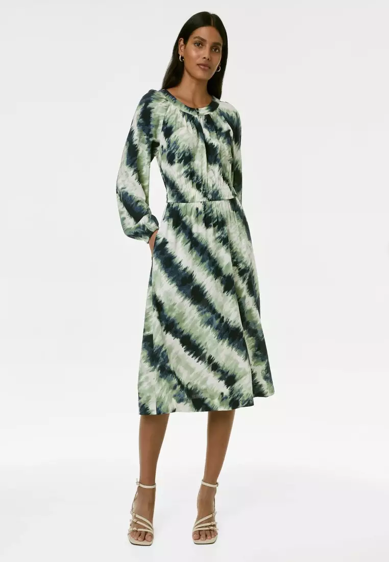 Marks and spencer pleated dress shop