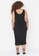 Trendyol black Plus Size Ruched Midi Dress 49768AA71FAE81GS_2